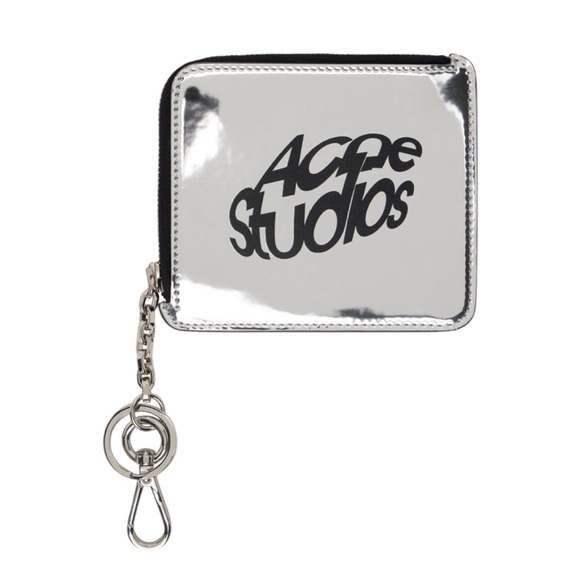 Acne Studios Other - Acne Studios Metallic Logo Print Wallet